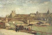 Vincent Van Gogh, The Pont du Carrousel and the Louvre (nn04)